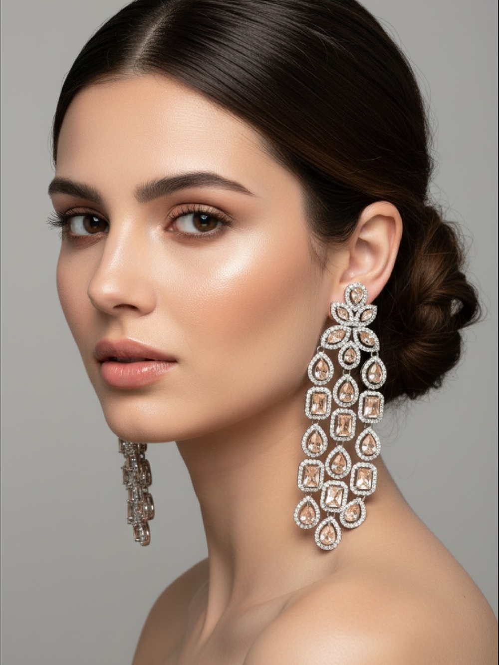 Swarovski Crystal Earrings.